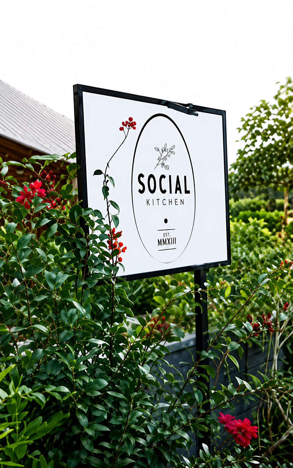 The Social Kitchen exterior signage